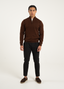 Half Zip Umber